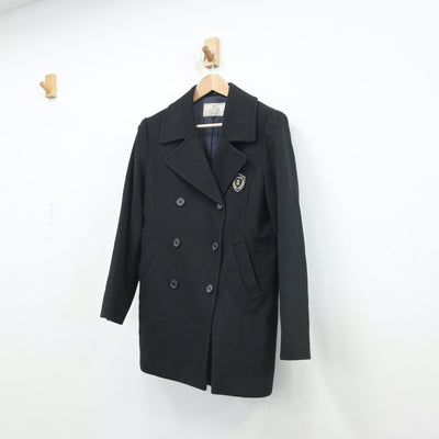 【中古】栃木県 足利短期大学附属高等学校 女子制服 1点（コート）sf016792