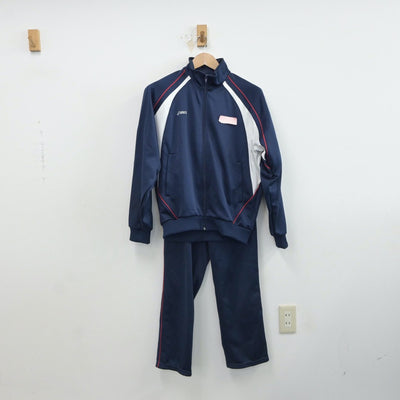 【中古】東京都 落合第二中学校 女子制服 2点（ジャージ 上・ジャージ 下）sf016795