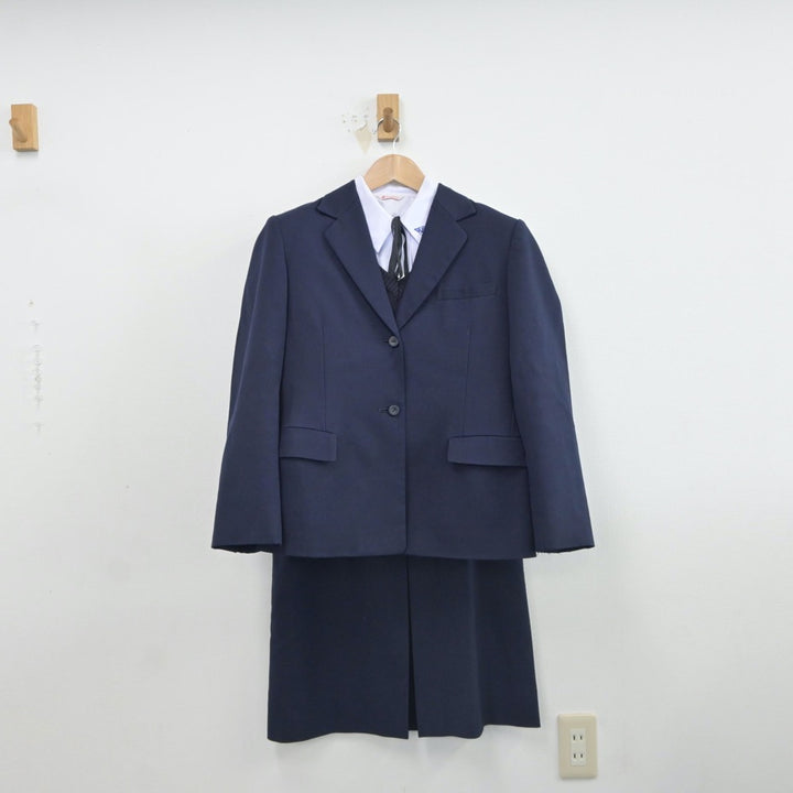 中古制服】福岡県 小倉西高等学校 女子制服 5点（ブレザー・シャツ・ニット・スカート）sf016799【リサイクル学生服】 | 中古制服通販パレイド