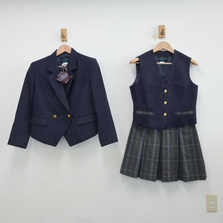 中古制服】香川県 高松桜井高等学校 女子制服 5点（ブレザー・ベスト・スカート）sf016806【リサイクル学生服】 | 中古制服通販パレイド