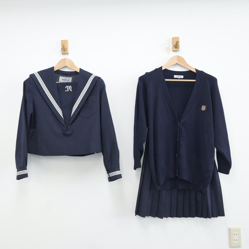 中古制服】兵庫県 姫路南高等学校 女子制服 3点（セーラー服・ニット・スカート）sf016813【リサイクル学生服】 | 中古制服通販パレイド