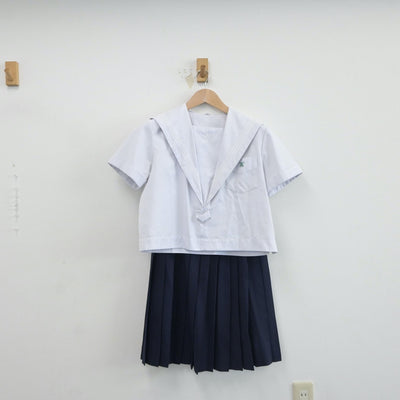 【中古】兵庫県 姫路南高等学校 女子制服 3点（セーラー服・スカート）sf016814