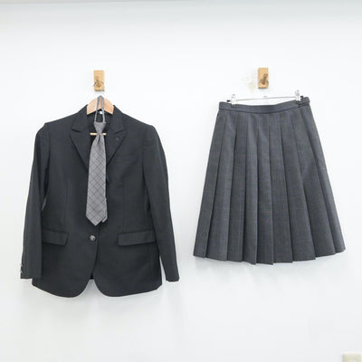 【中古】徳島県 城南高等学校 女子制服 4点（ブレザー・ニット・スカート）sf016815