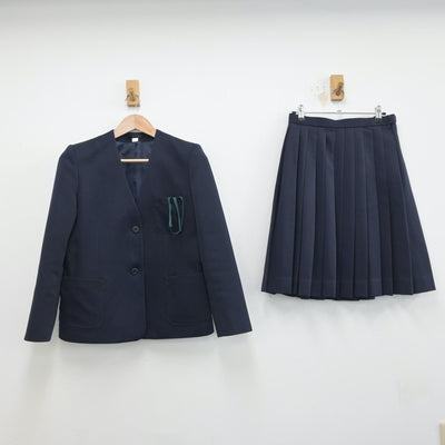 【中古】滋賀県 守山南中学校 女子制服 4点（ブレザー・スカート・スカート）sf016825