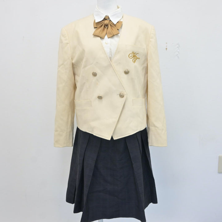 【中古制服】栃木県 國學院大学栃木高等学校（旧制服） 女子制服 6点（ブレザー・ニット・シャツ・スカート）sf016835【リサイクル学生服】 | 中古 制服通販パレイド