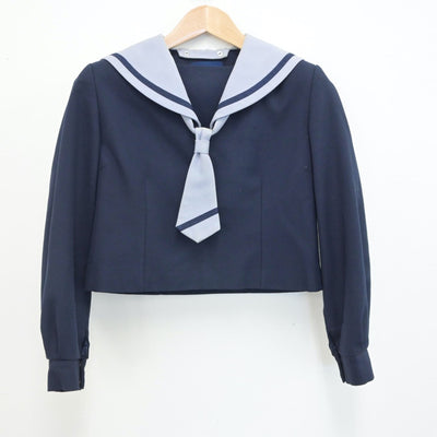 【中古】千葉県 富里市立富里北中学校 女子制服 3点（セーラー服・セーラー服）sf016838