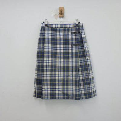 【中古】大阪府 追手門学院高等学校 女子制服 2点（シャツ・スカート）sf016852