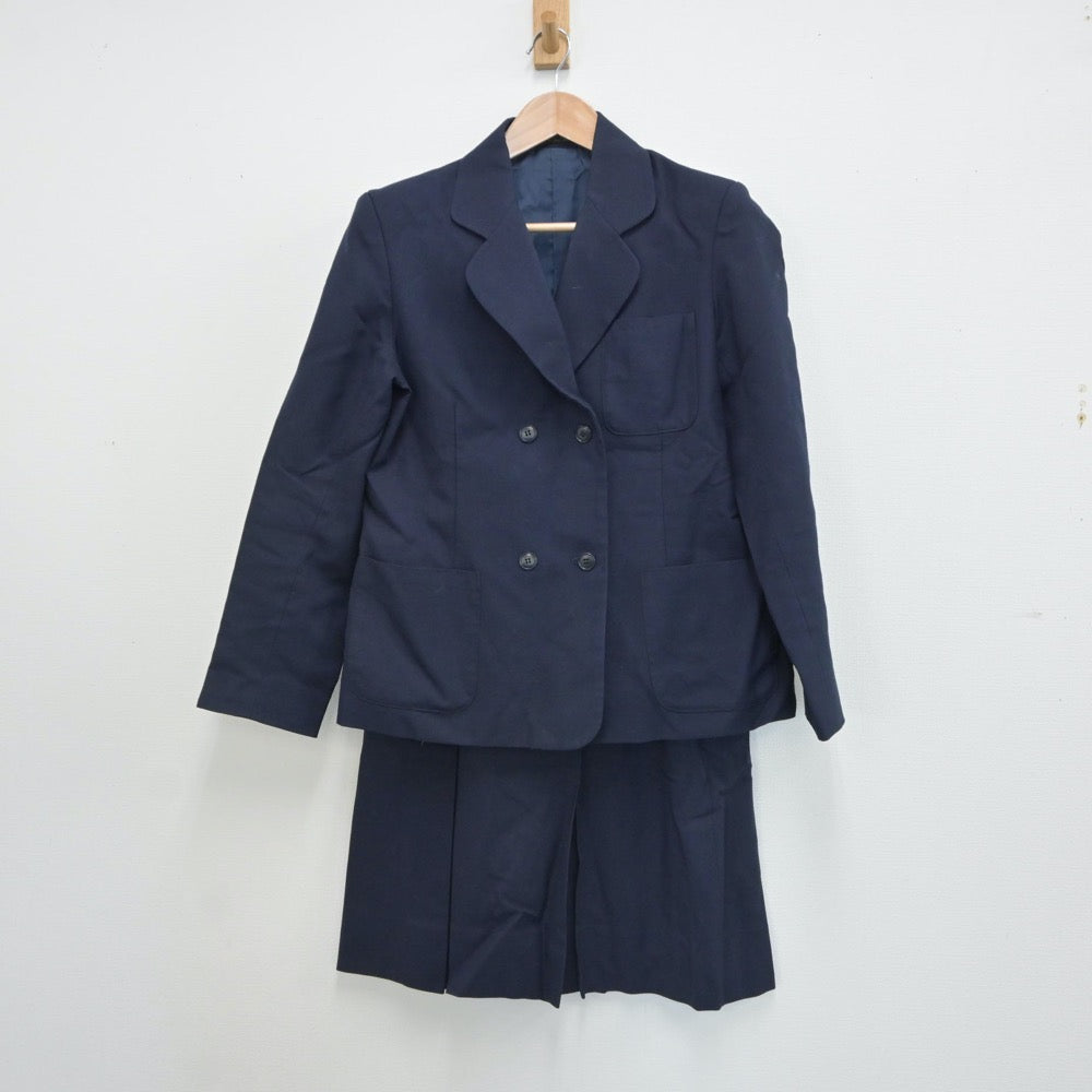 【中古】大阪府 豊中市立第三中学校 女子制服 3点（ブレザー・スカート）sf016853