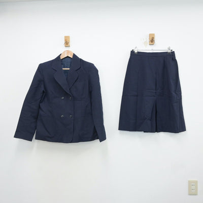 【中古】大阪府 豊中市立第三中学校 女子制服 3点（ブレザー・スカート）sf016853