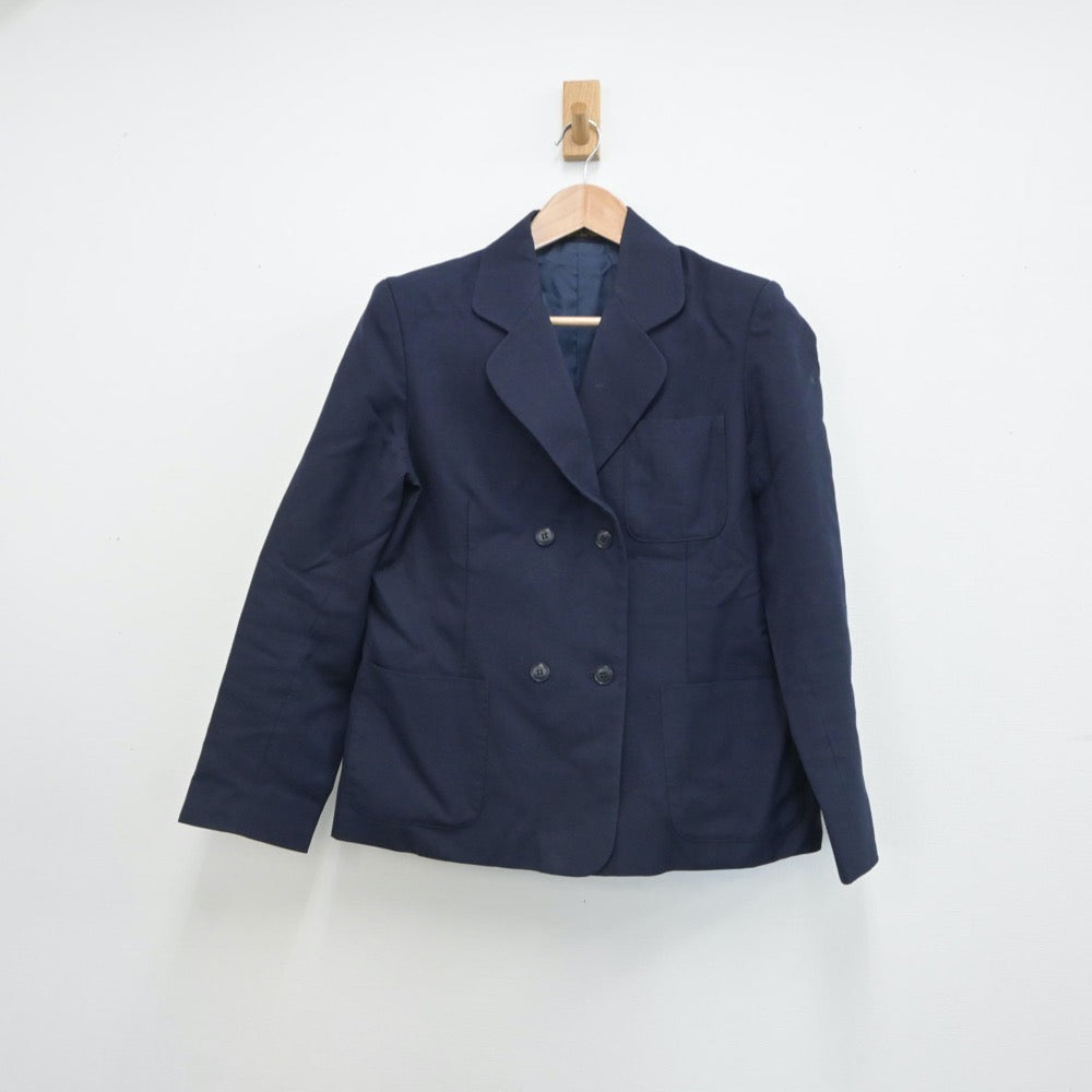 【中古】大阪府 豊中市立第三中学校 女子制服 3点（ブレザー・スカート）sf016853