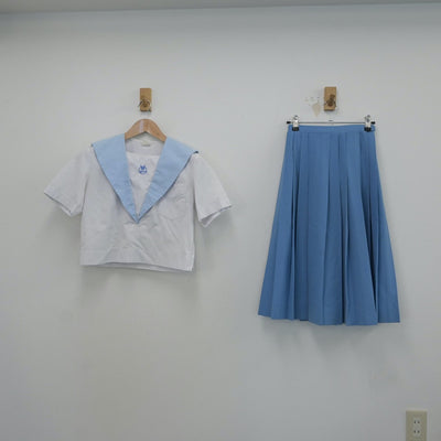 【中古】千葉県 富里市立富里北中学校 女子制服 2点（セーラー服・スカート）sf016855