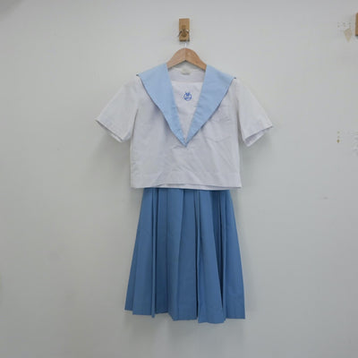 【中古】千葉県 富里市立富里北中学校 女子制服 2点（セーラー服・スカート）sf016856