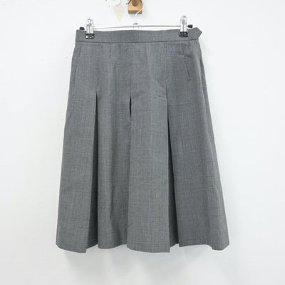 【中古】埼玉県 埼玉県立南陵高等学校 女子制服 3点（ニットベスト・スカート）sf016858