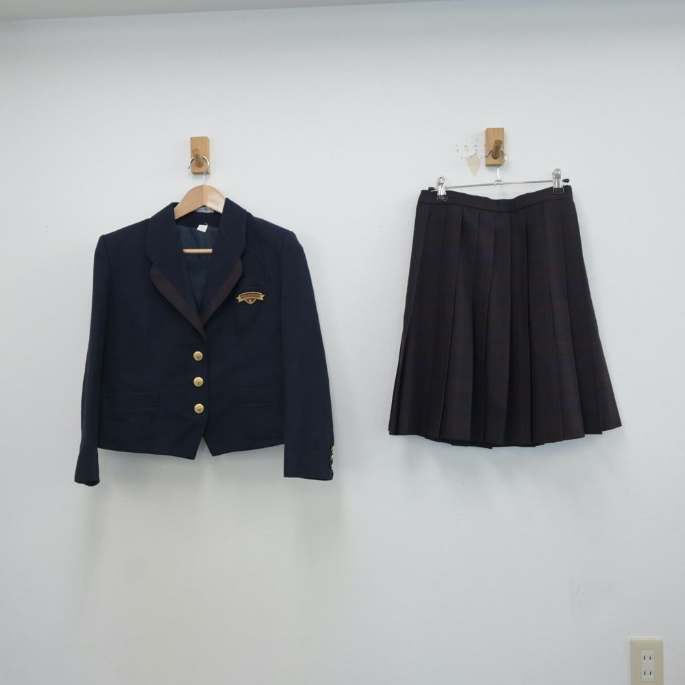 中古制服】茨城県 つくば国際大学高等学校 女子制服 3点（ブレザー・ベスト・スカート）sf016860【リサイクル学生服】 | 中古制服通販パレイド