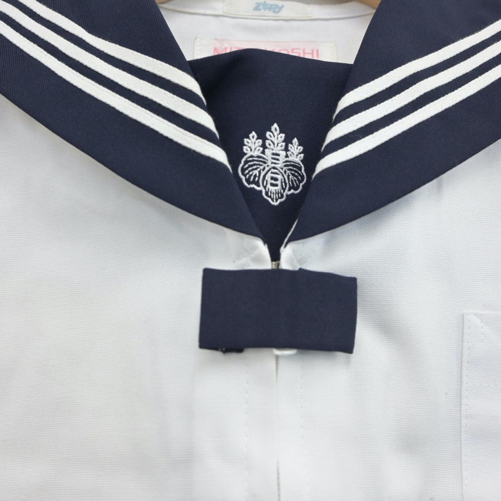 【中古】東京都 目白学園高等学校 女子制服 2点（セーラー服・ニット）sf016862