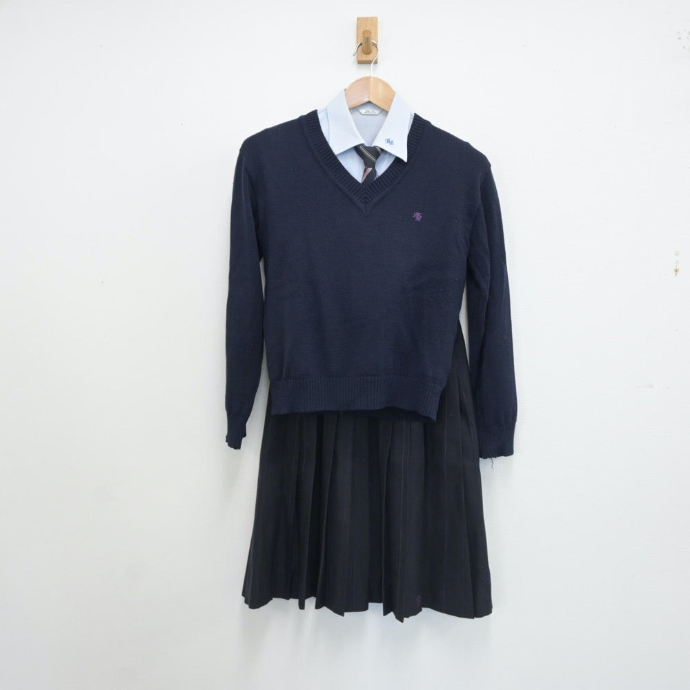 中古制服】兵庫県 姫路別所高等学校 女子制服 5点（ブレザー・シャツ・ニット・スカート）sf016863【リサイクル学生服】 | 中古制服通販パレイド