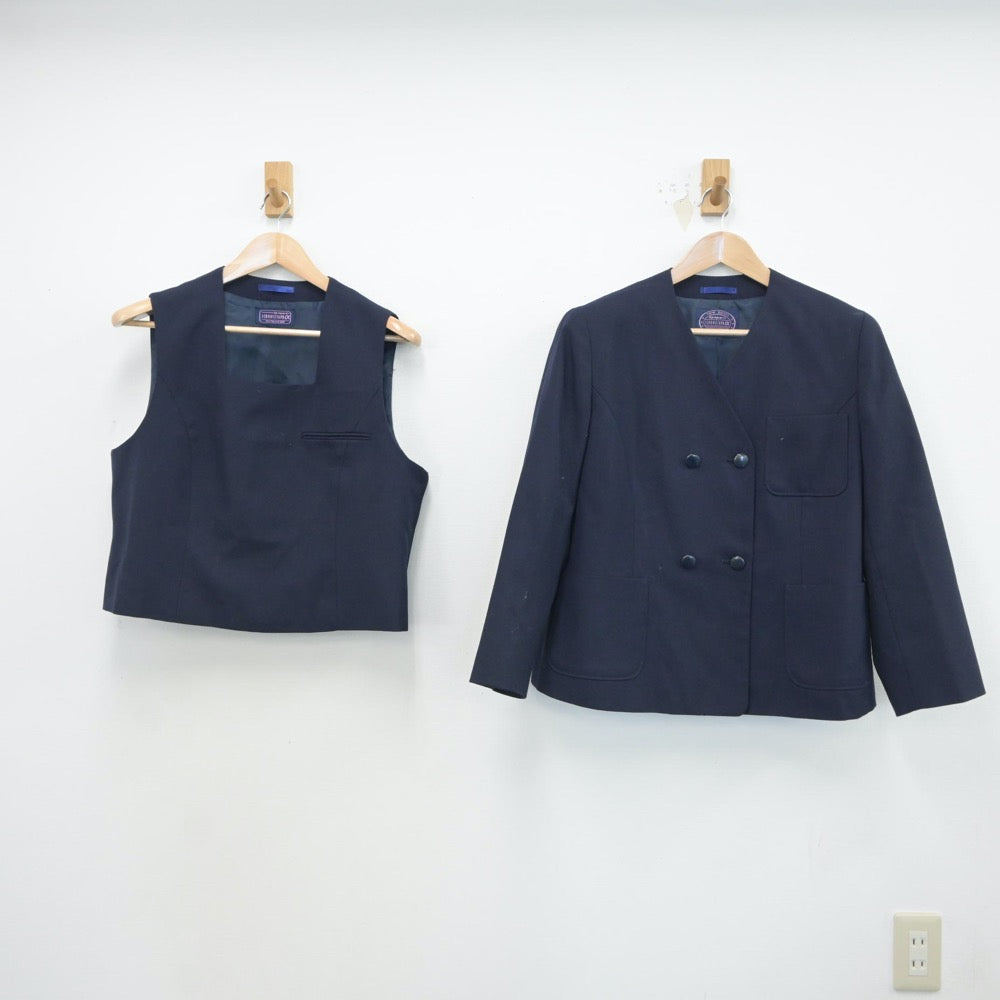 【中古】北海道 北見市立光西中学校 女子制服 3点（ブレザー・ベスト・スカート）sf016865