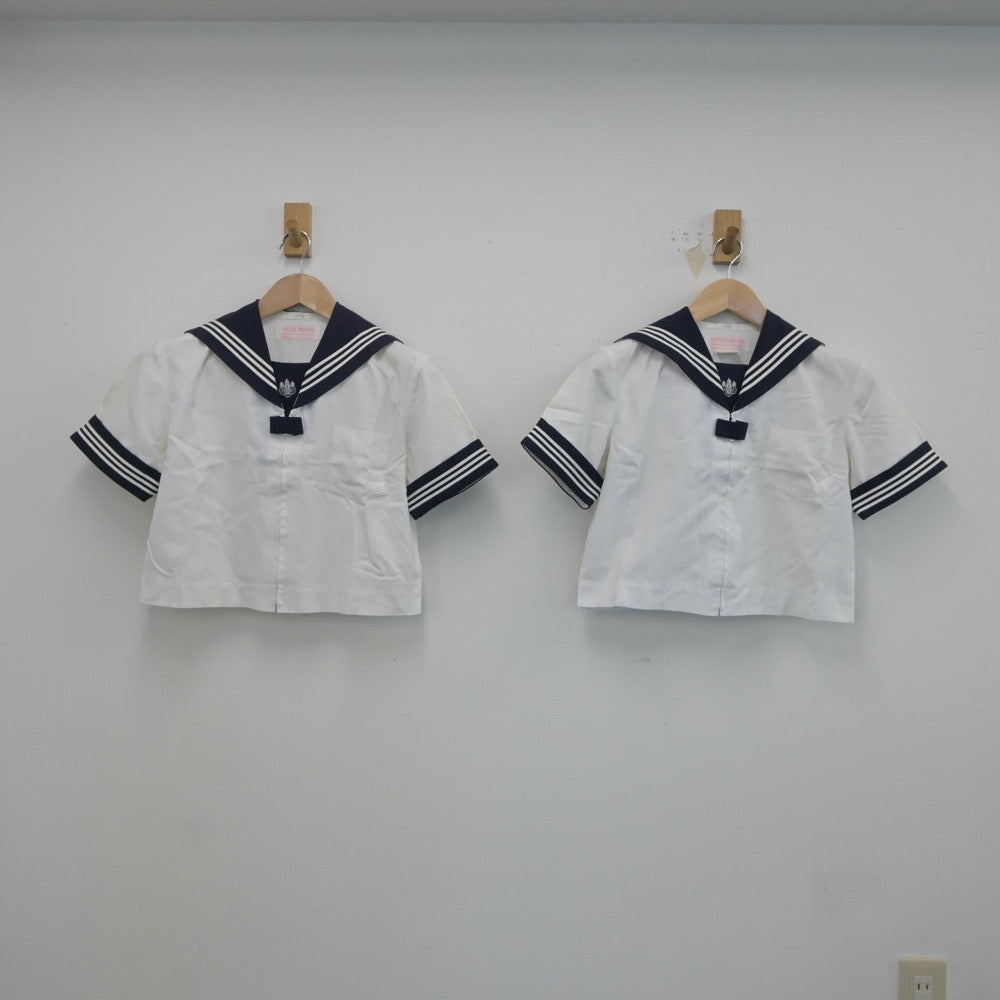 【中古】東京都 目白学園高等学校 女子制服 2点（セーラー服）sf016868