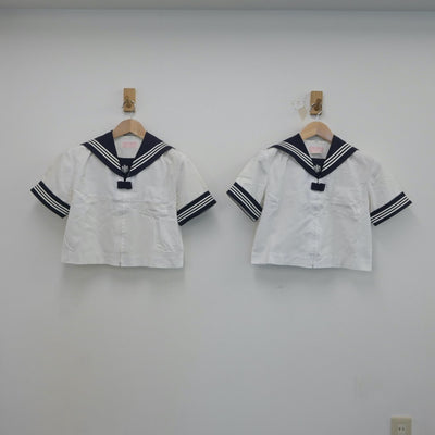 【中古】東京都 目白学園高等学校 女子制服 2点（セーラー服）sf016868