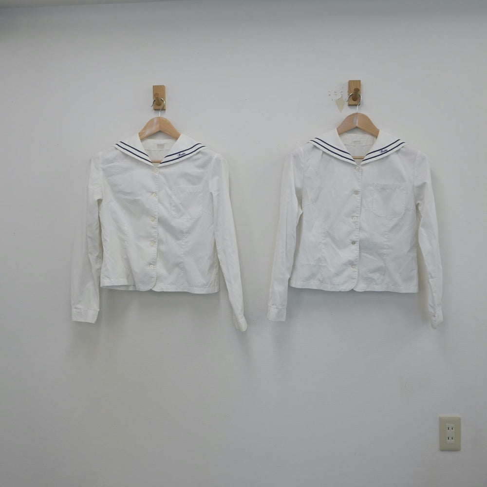 【中古】福岡県 飯塚高等学校 女子制服 2点（シャツ）sf016872