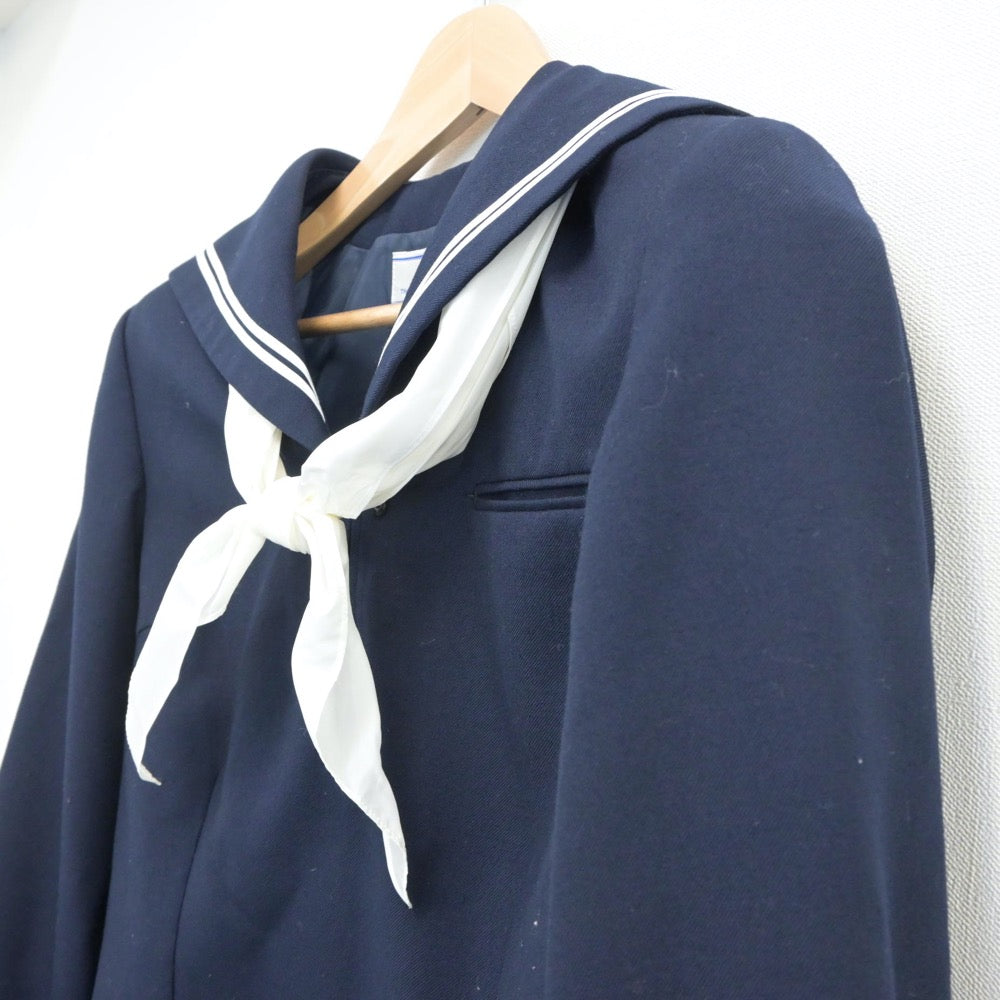 【中古】埼玉県 さいたま市立 土合中学校 女子制服 3点（セーラー服）sf016876