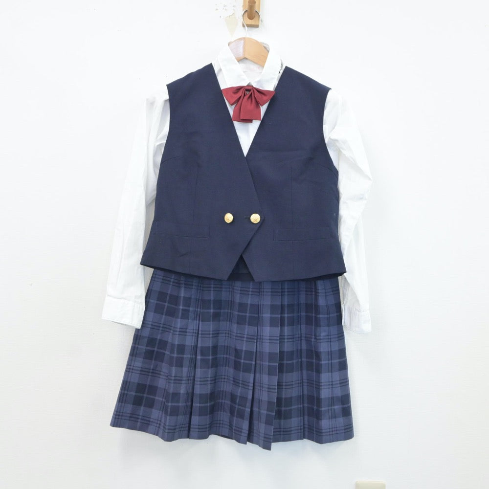 中古制服】神奈川県 川崎市立橘高等学校 女子制服 5点（ブレザー・シャツ・ベスト・スカート）sf016922【リサイクル学生服】 | 中古制服 通販パレイド