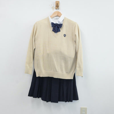 【中古】東京都 山脇学園高等学校 女子制服 6点（ブレザー・シャツ・ニット・スカート）sf016940