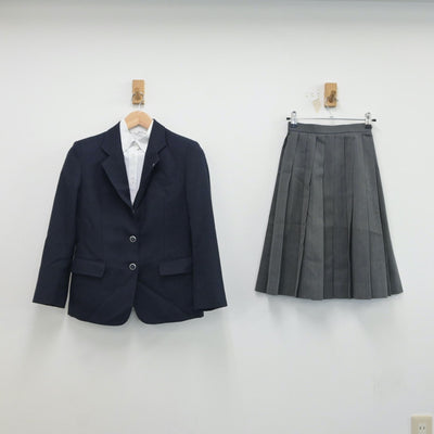 【中古】大阪府 東海大学付属大阪仰星高等学校 女子制服 3点（ブレザー・シャツ・スカート）sf016954