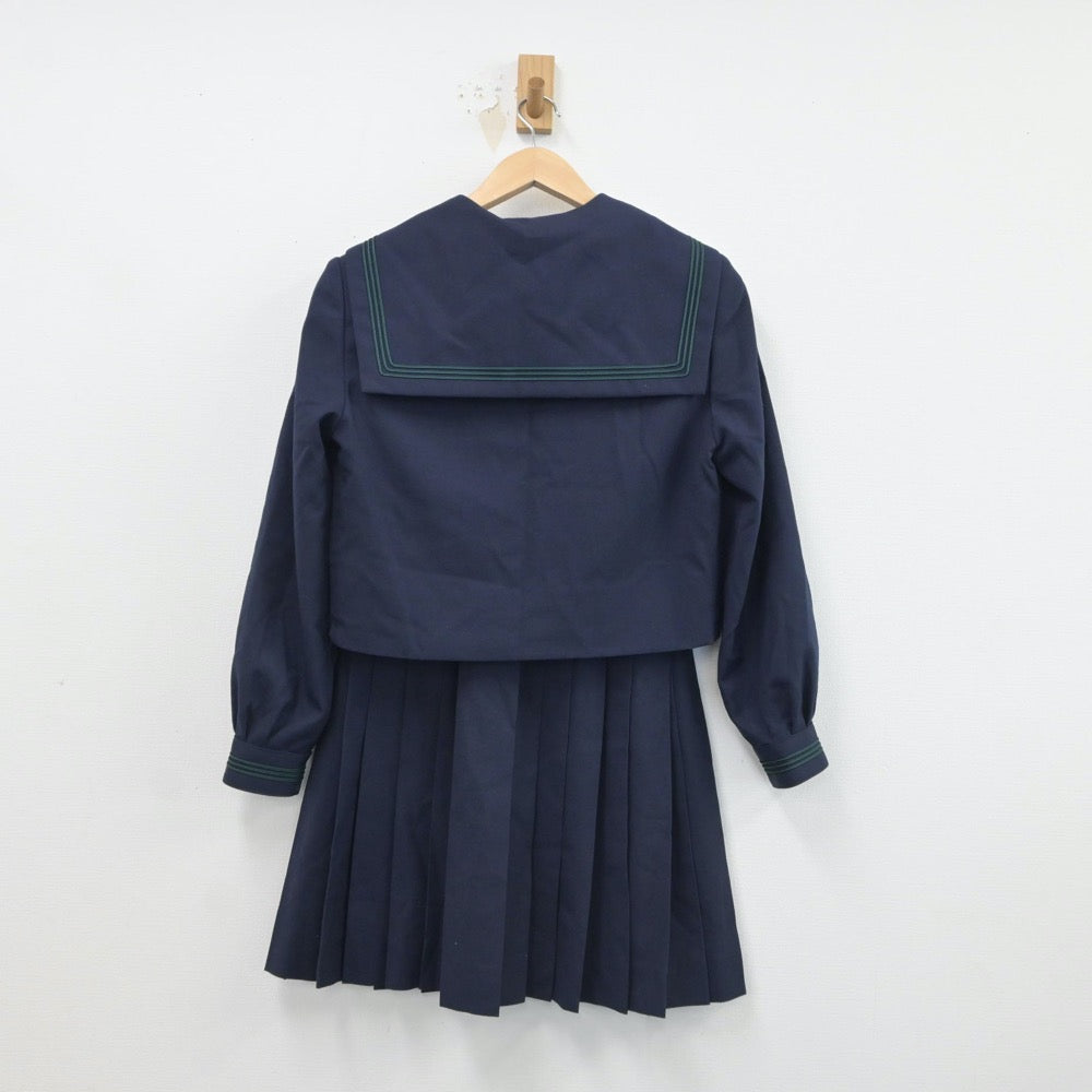 【中古】大阪府 五領中学校 女子制服 3点（セーラー服・スカート）sf016967