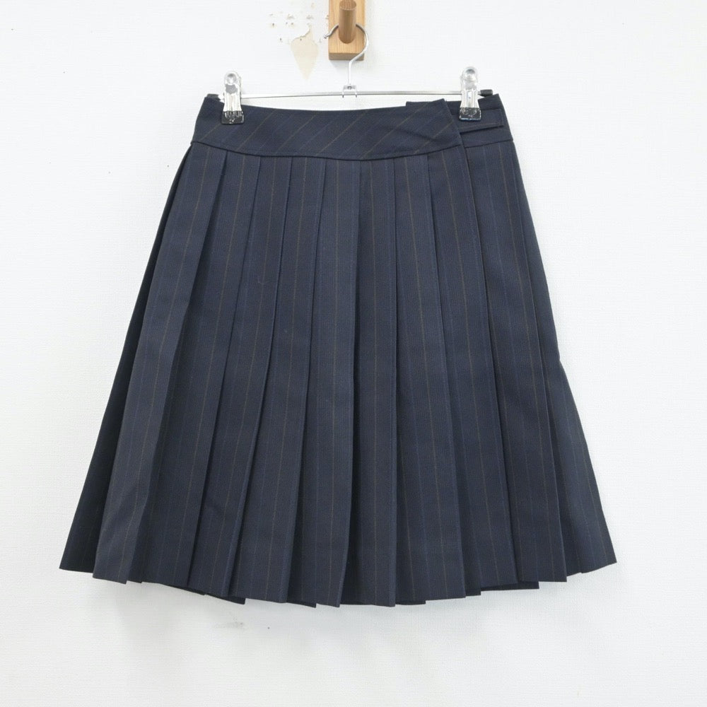 【中古】富山県 龍谷富山高等学校 女子制服 5点（ブレザー・シャツ・ニット・スカート）sf016968