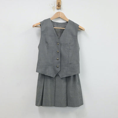 【中古】埼玉県 南稜高等学校 女子制服 4点（ブレザー・ベスト・スカート）sf016978