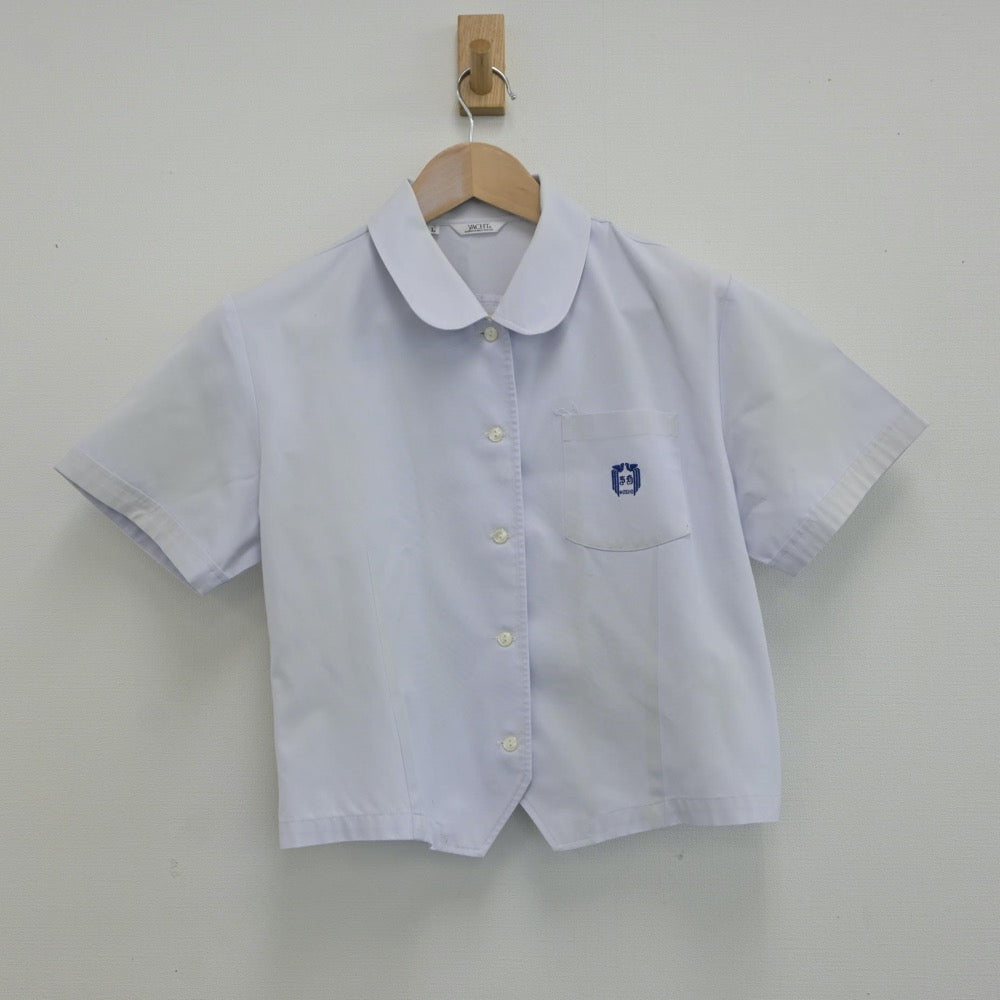 【中古】宮崎県 鵬翔高等学校 女子制服 2点（シャツ・スカート）sf016981