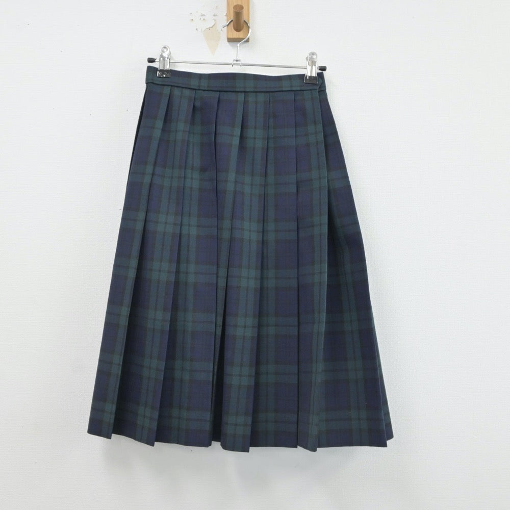 【中古】宮崎県 鵬翔高等学校 女子制服 2点（ベスト・スカート）sf016982