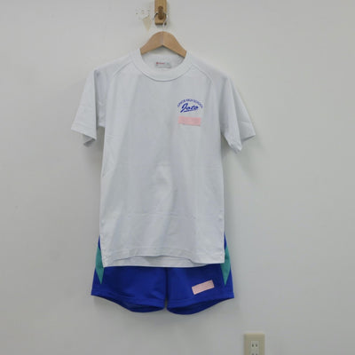 【中古】新潟県 城東中学校 女子制服 3点（体操服 上・体操服 下）sf016986