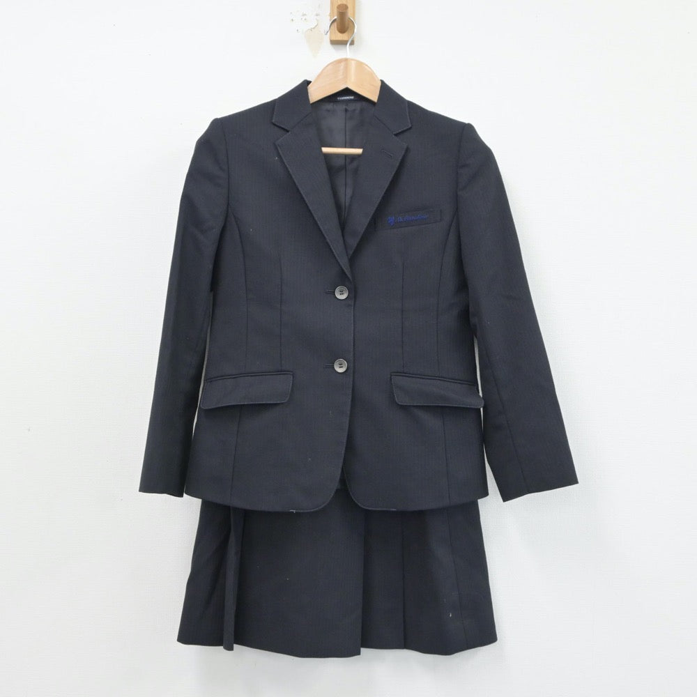 【中古】愛媛県 聖カタリナ学園高等学校 女子制服 3点（ブレザー・ベスト・スカート）sf016987