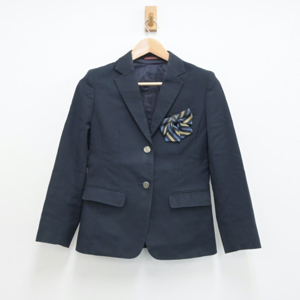 【中古】愛媛県 聖カタリナ学園高等学校 女子制服 3点（ブレザー・スカート）sf016989