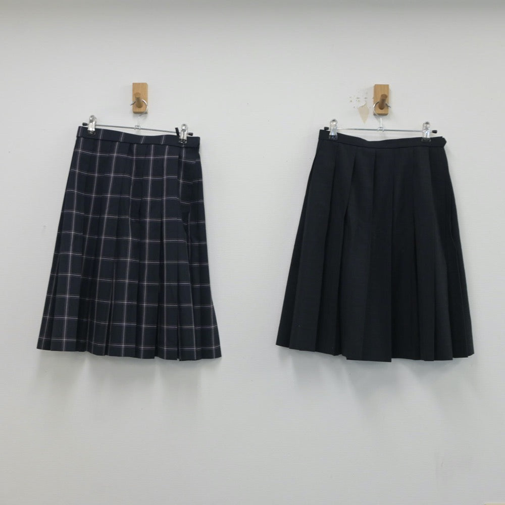 【中古】埼玉県 栄東高等学校 女子制服 3点（ベスト・スカート）sf017001