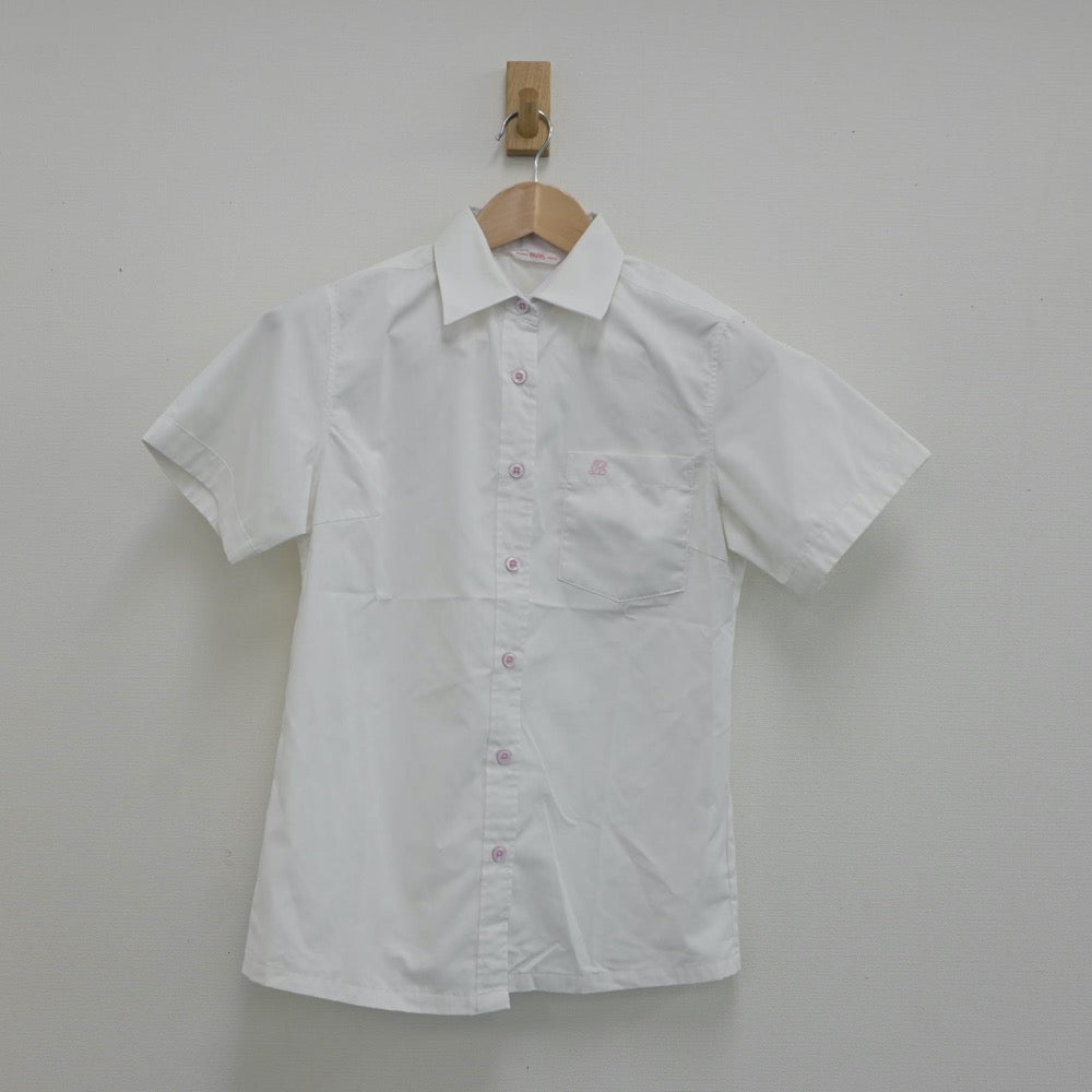 【中古】埼玉県 大妻嵐高等学校 女子制服 3点（シャツ・ニットベスト・スカート）sf017007