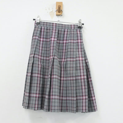 【中古】埼玉県 大妻嵐高等学校 女子制服 3点（シャツ・ニットベスト・スカート）sf017007