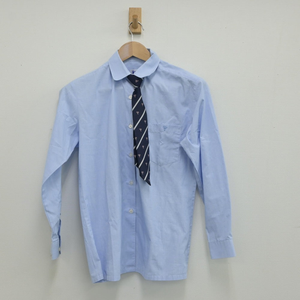 【中古】東京都 日大鶴ヶ岡高等学校 女子制服 4点（シャツ・ニット・スカート）sf017011