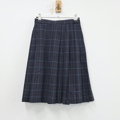 【中古】東京都 日大鶴ヶ岡高等学校 女子制服 4点（シャツ・ニット・スカート）sf017011