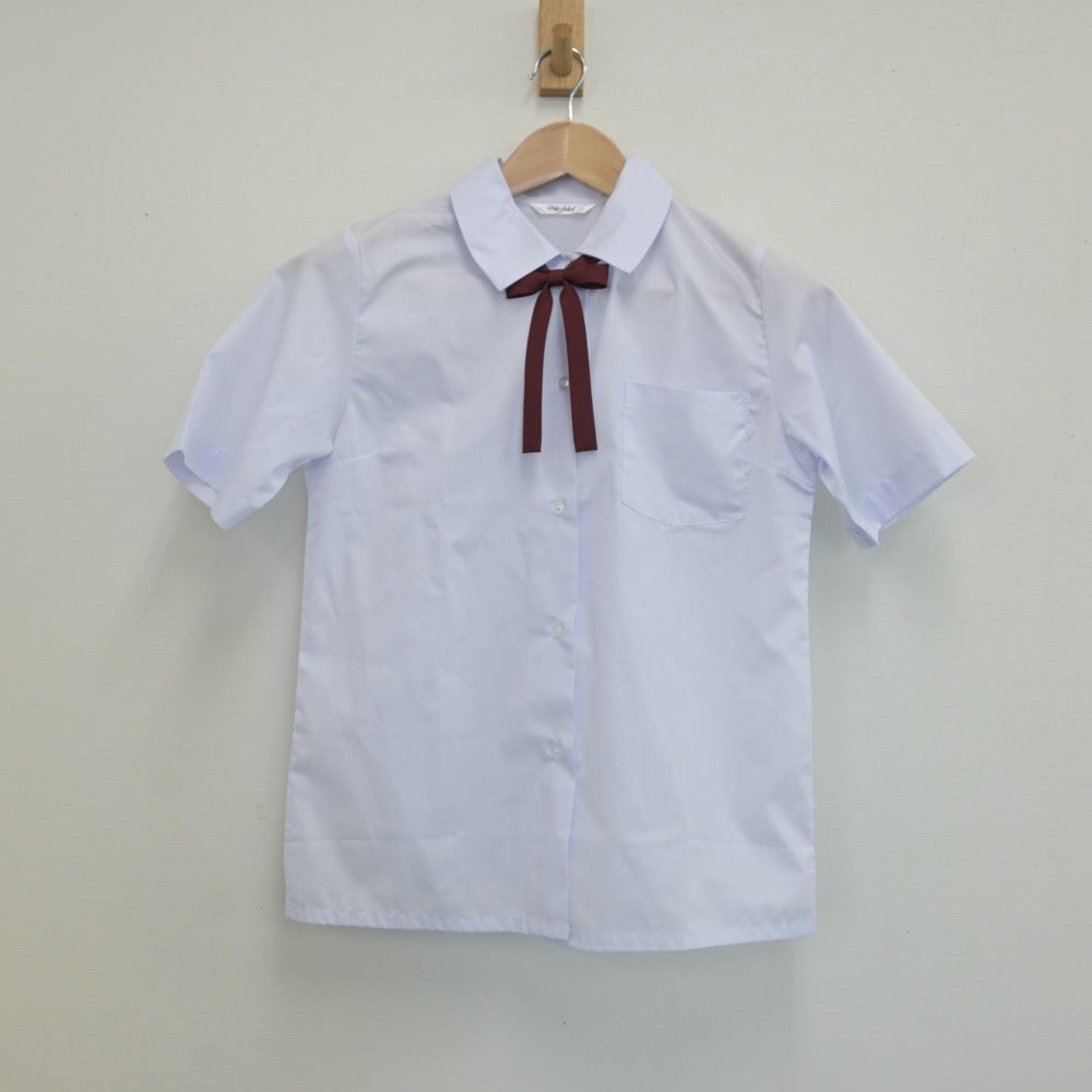 【中古】茨城県 土浦第三中学校 女子制服 3点（シャツ・スカート）sf017017