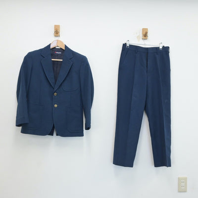 【中古】神奈川県 永田中学校 女子制服 3点（ブレザー・ズボン・ズボン）sf017021