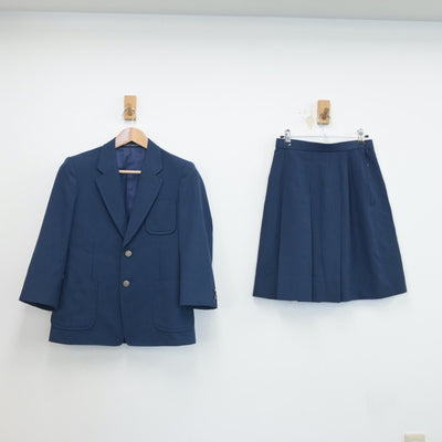 【中古】神奈川県 永田中学校 女子制服 2点（ブレザー・スカート）sf017022