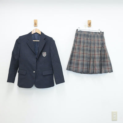 【中古】東京都 清瀬第二中学校 女子制服 2点（ブレザー・スカート）sf017025