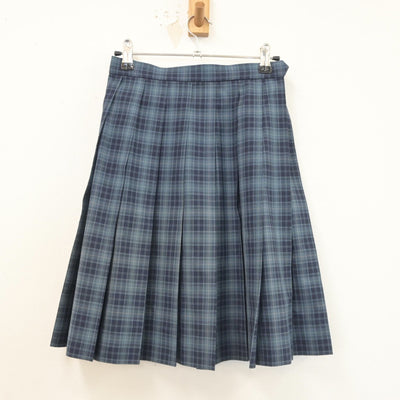 【中古】千葉県 敬愛学園高等学校 女子制服 2点（ニットベスト・スカート）sf017027