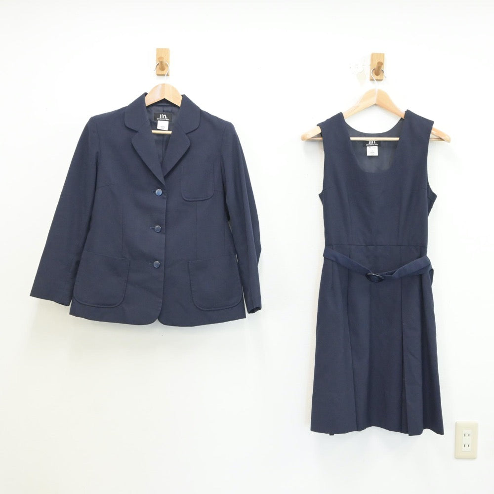 【中古】埼玉県 羽生東中学校 女子制服 2点（ブレザー・ジャンパースカート）sf017031