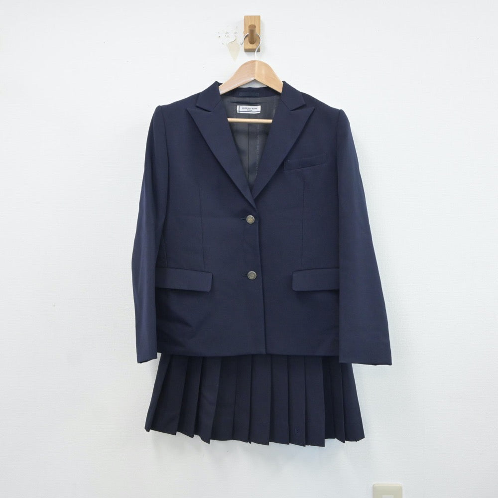 【中古】埼玉県 大宮高等学校 女子制服 2点（ブレザー・スカート）sf017033