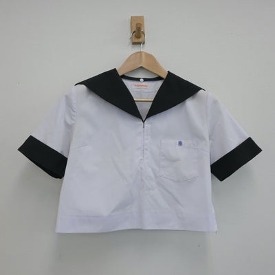 【中古】愛知県 国府高等学校 女子制服 3点（セーラー服・スカート）sf017038