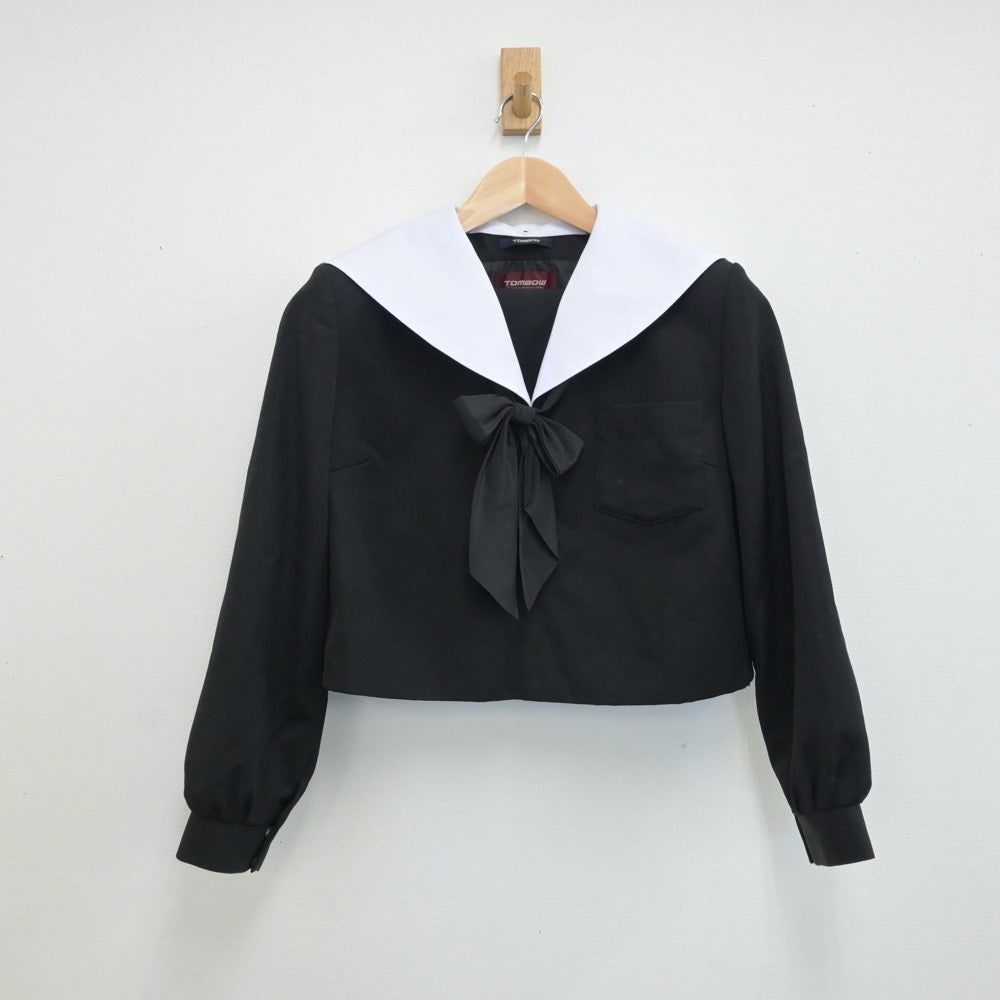 【中古】愛知県 国府高等学校 女子制服 3点（セーラー服・ニット）sf017039